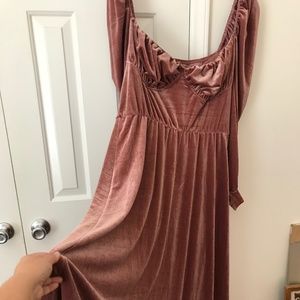 Velvet Bridesmaid Dress